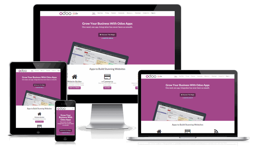 Odoo CMS - a big picture